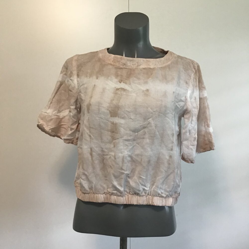 Cloth & Stone Cropped Tie Dyed Top Size XS